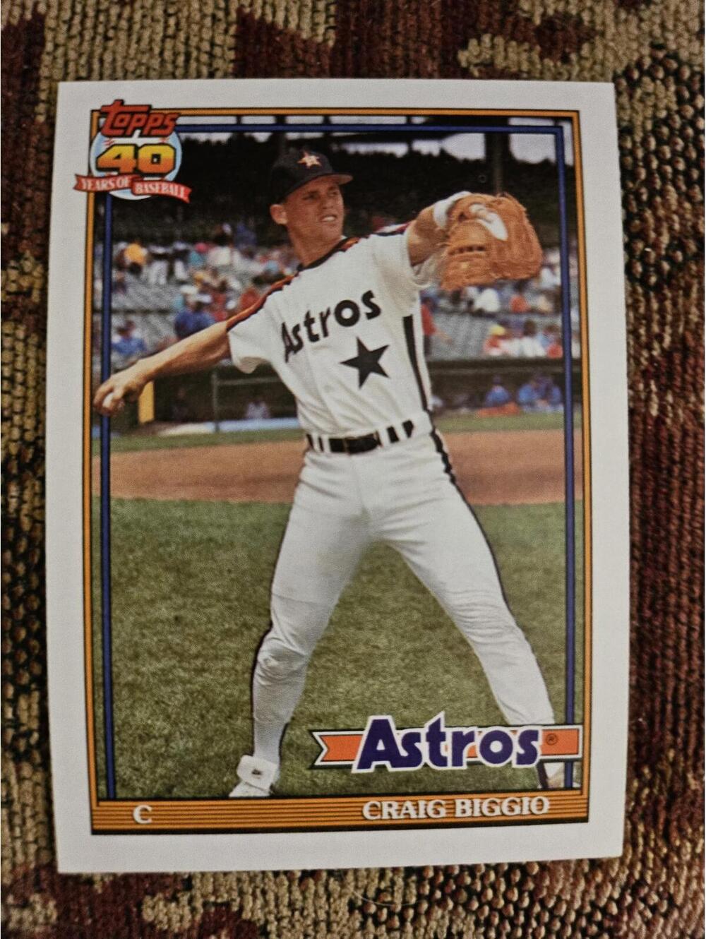 Craig Biggio 1991 Topps 40 Years of Baseball Houston Astros #565 - Picture 1 of 2